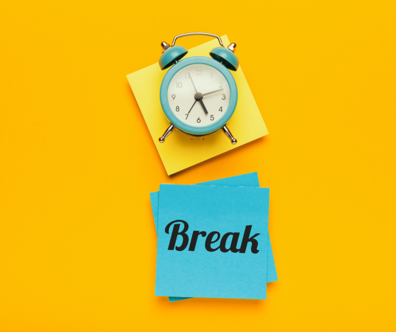 work breaks, work from home, healthy at work, healthy habits, work life balance